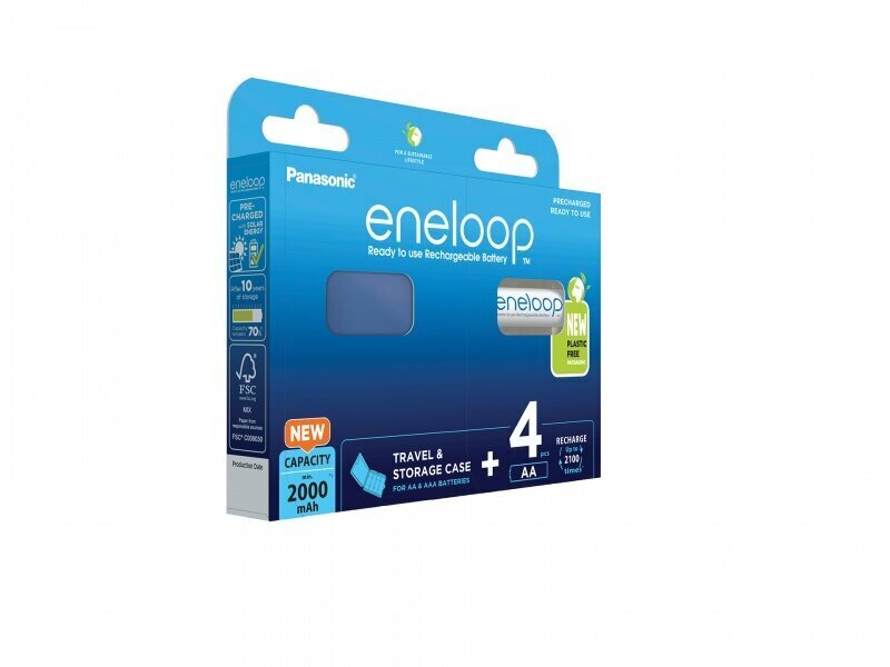 Panasonic Eneloop BK-3MCDEC4BE elemendid, 4 tk. hind ja info | Patareid | kaup24.ee