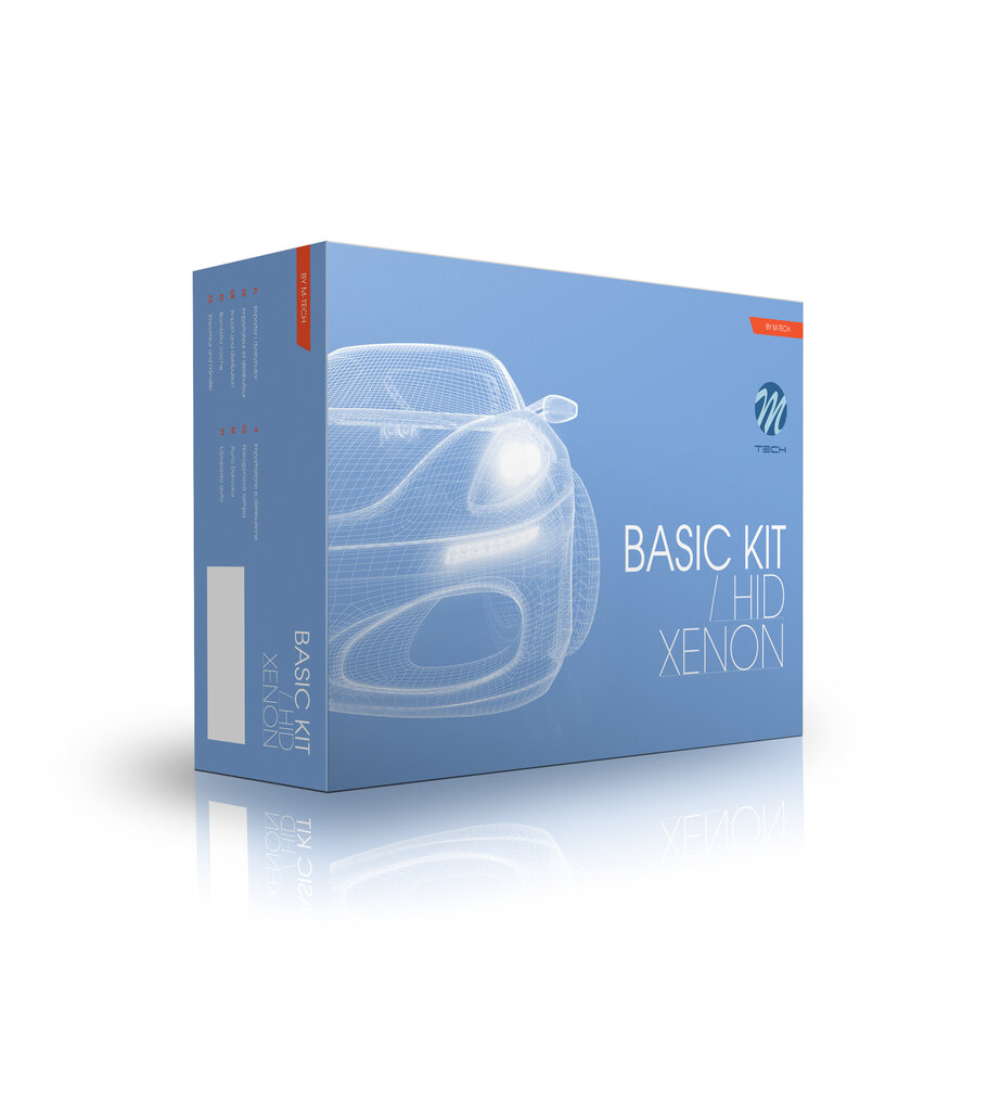 Xenon komplekt M-Tech BASIC AC Bix H/L H4-3 6000K hind ja info | Autopirnid | kaup24.ee