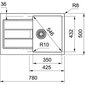 Tectonite köögivalamu Franke Sirius S2D 611-78 цена и информация | Köögivalamud | kaup24.ee