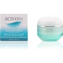 Niisutav ning näonahka taastav näokreem-geel Biotherm Aquasource 50 ml hind ja info | Biotherm Kosmeetika, parfüümid | kaup24.ee