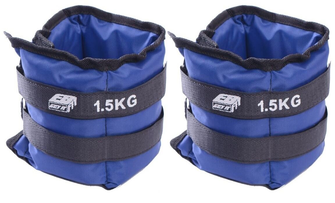 Käe- ja jalaraskused EB Fit, 2x1.5 kg цена и информация | Hantlid, kangid, raskused | kaup24.ee