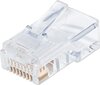 Pistikud Tehniliselt RJ45 8P8C Cat6, 100 tk. hind ja info | Kaablid ja juhtmed | kaup24.ee