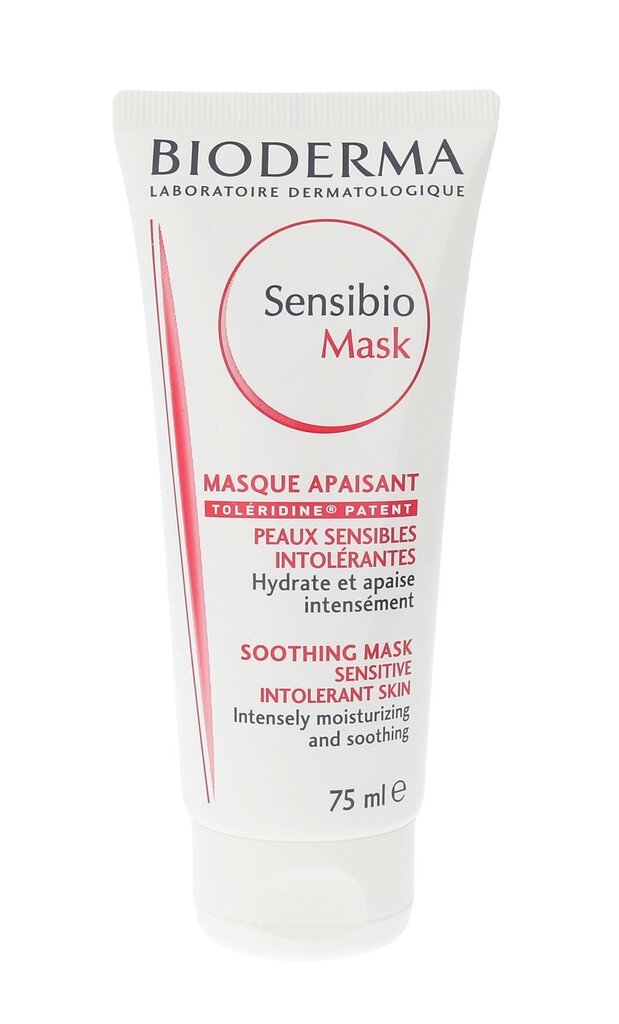 Tasandav mask Bioderma Sensibio Niisutav (75 ml) цена и информация | Näomaskid, silmamaskid | kaup24.ee