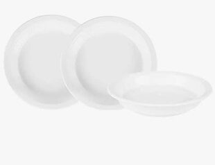 Sügav taldrik Ariane, 21 cm, 3 tk цена и информация | Посуда, тарелки, обеденные сервизы | kaup24.ee