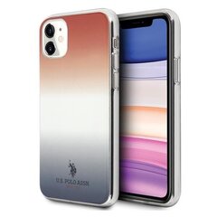 US Polo USHCN61TRDGRB iPhone 11 jaoks, punane/sinine цена и информация | Чехлы для телефонов | kaup24.ee