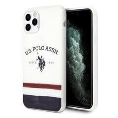 Чехол US Polo USHCN65PCSTRB для iPhone 11 Pro Max, белый цена и информация | Чехлы для телефонов | kaup24.ee