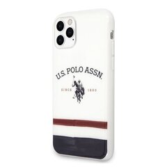 Чехол US Polo USHCN65PCSTRB для iPhone 11 Pro Max, белый цена и информация | Чехлы для телефонов | kaup24.ee