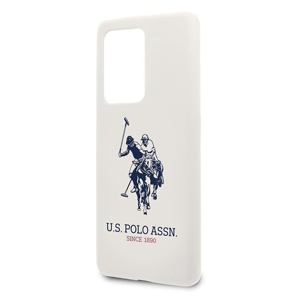 US Polo USHCS69SLHRWH S20 Ultra G988 valge цена и информация | Telefoni kaaned, ümbrised | kaup24.ee