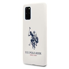 Чехол US Polo USHCS67SLHRWH для Samsung Galaxy S20+ G985, белый цена и информация | Чехлы для телефонов | kaup24.ee