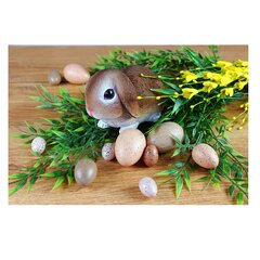 Dekoratiivne lauamatt Domotti Easter I, 39 x 28 cm hind ja info | Laudlinad, lauamatid, servjetid | kaup24.ee