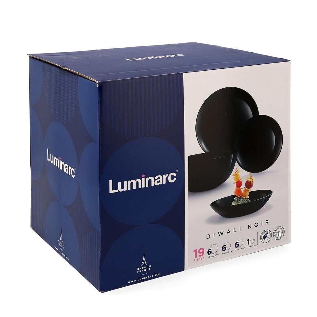 Lõunasöögiserviis Luminarc Diwali, 19-osaline цена и информация | Lauanõud ja kööginõud | kaup24.ee