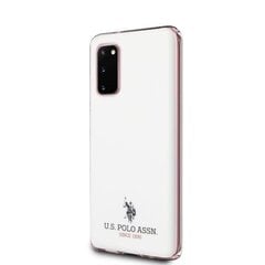 Чехол US Polo USHCS62TPUWH для Samsung Galaxy S20 G980, белый цена и информация | Чехлы для телефонов | kaup24.ee