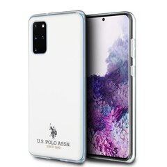 Чехол US Polo USHCS67TPUWH для Samsung Galaxy S20+ G985, белый цена и информация | Чехлы для телефонов | kaup24.ee