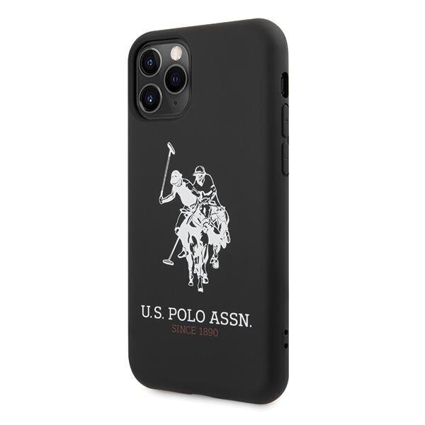 US Polo USHCN65SLHRBK iPhone 11 Pro Max must цена и информация | Telefoni kaaned, ümbrised | kaup24.ee