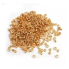 Öösid metallist 2 osa 5 mm, 100 tk., värvus kuldne hind ja info | Õmblustarvikud | kaup24.ee