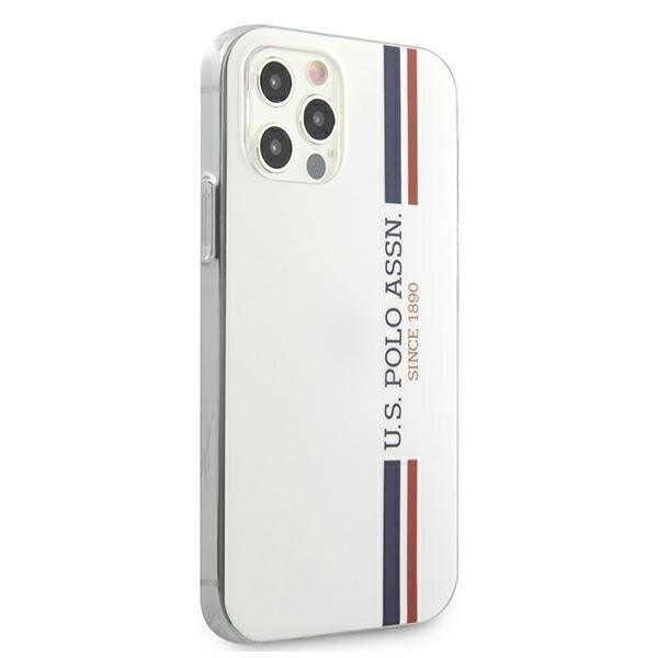 US Polo USHCP12LPCUSSWH iPhone 12 Pro Max 6.7 " valge Tricolor Collection цена и информация | Telefoni kaaned, ümbrised | kaup24.ee