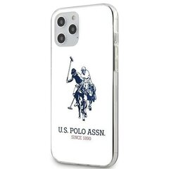 US Polo USHCP12LTPUHRWH iPhone 12 Pro Max 6.7 " valge Shiny Big Logo цена и информация | Чехлы для телефонов | kaup24.ee