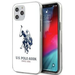 US Polo USHCP12LTPUHRWH iPhone 12 Pro Max 6.7 " valge Shiny Big Logo hind ja info | Telefoni kaaned, ümbrised | kaup24.ee