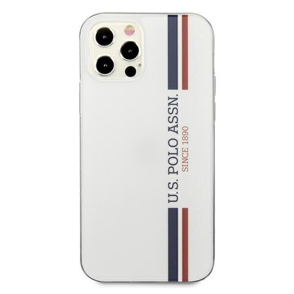 US Polo USHCP12MPCUSSWH iPhone 12/12 Pro 6.1 " valge Tricolor Collection цена и информация | Telefoni kaaned, ümbrised | kaup24.ee