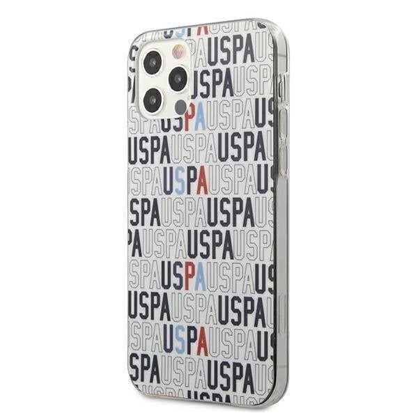 US Polo USHCP12MPCUSPA6 iPhone 12/12 Pro 6.1 " valge Logo Mania Collection цена и информация | Telefoni kaaned, ümbrised | kaup24.ee