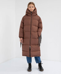 Зимнее пальто на натуральном пуху для девочек Gulliver цена и информация | Зимняя одежда для детей | kaup24.ee
