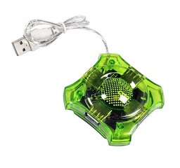 USB jaotur Esperanza Star EA150G, roheline hind ja info | USB jagajad, adapterid | kaup24.ee