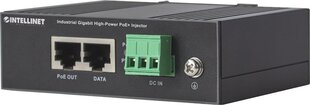 Промышленный адаптер питания Intellinet PoE+ 30 Вт, 1x RJ45 Gigabit цена и информация | Адаптеры и USB-hub | kaup24.ee