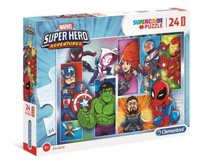 Clementoni: 24el puzzle. Maxi Super Color Suhero цена и информация | Пазлы | kaup24.ee