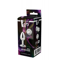 Gleaming love silver plug small hind ja info | Anaallelud | kaup24.ee