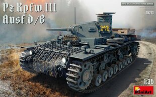 Liimitav mudel MiniArt 35213 Pz.Kpfw.III Ausf. D/B 1/35 hind ja info | Liimitavad mudelid | kaup24.ee