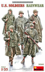 Сборная модель MiniArt - U.S. Soldiers Rainwear WW II Military Miniatures, 1/35, 35245 цена и информация | Склеиваемые модели | kaup24.ee