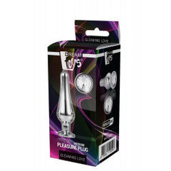 Gleaming love silver pleasure plug m hind ja info | Anaallelud | kaup24.ee