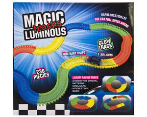 Valgusrada Magic Track Luminous 26 x 9 x 24 cm (N-784) цена и информация | Игрушки для мальчиков | kaup24.ee