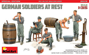 Liimitav mudel MiniArt 35378 German Soldiers At Rest. Special Edition 1/35 цена и информация | Склеиваемые модели | kaup24.ee