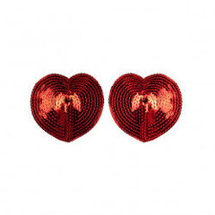 Bye Bra - Heart Nipple Covers Red One-Size цена и информация | БДСМ и фетиш | kaup24.ee