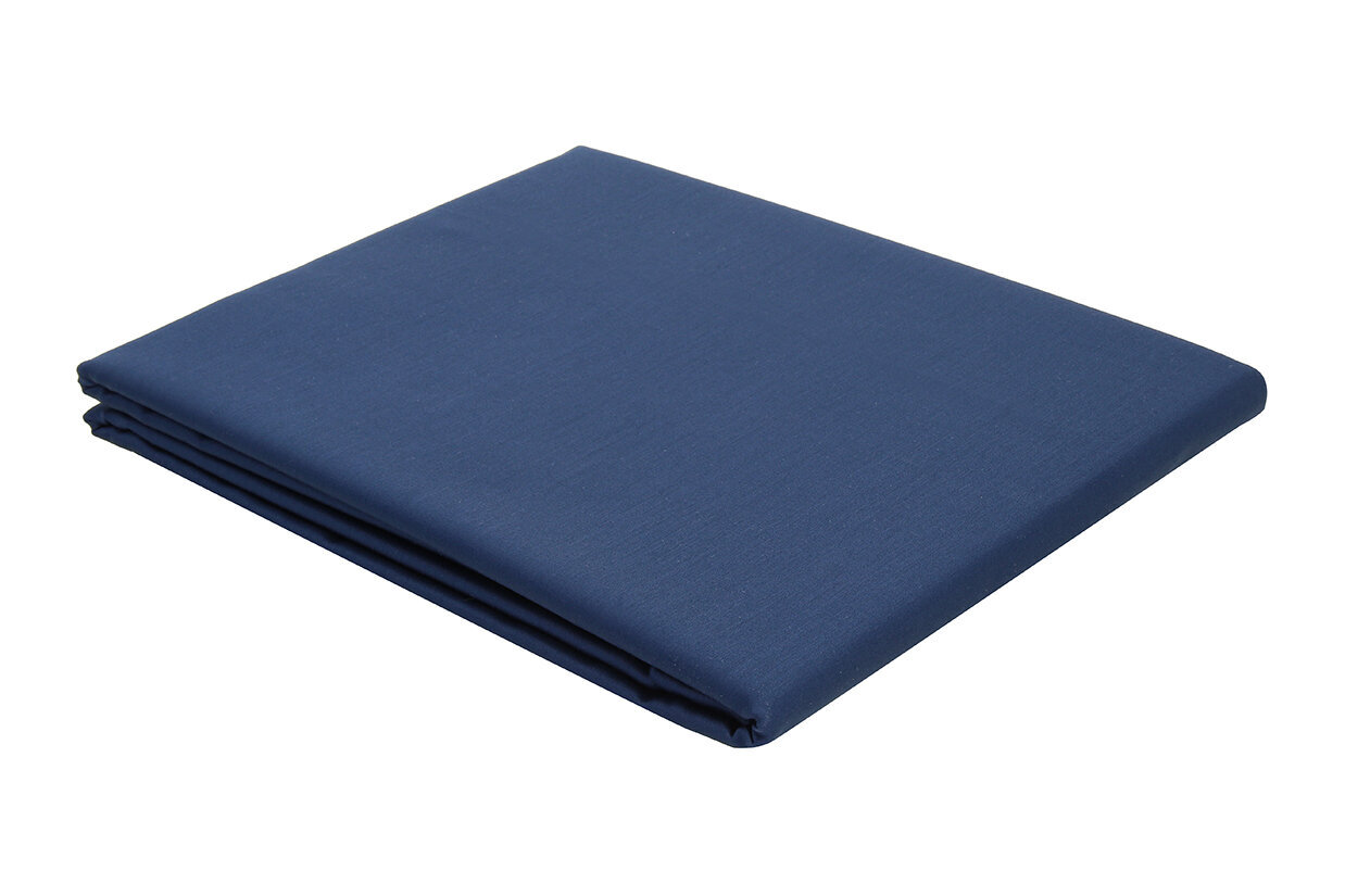 Tekstiilikompanii kummiga voodilina Standard, satiin, tumesinine, 120 x 200 + 30 cm hind ja info | Voodilinad | kaup24.ee