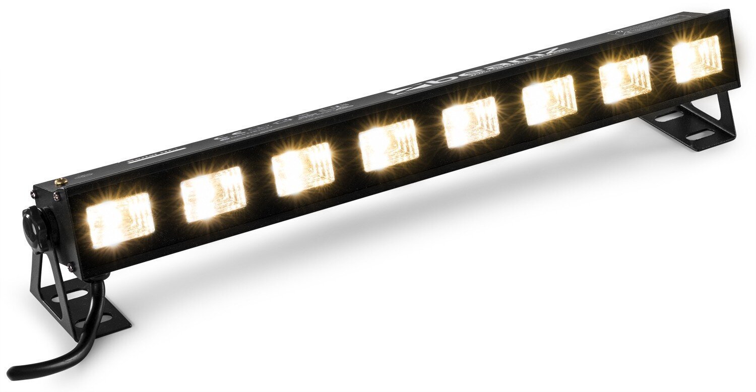 Bar 8 x 3 W Uv/valge 2-in-1 Led beamZ BUVW83 hind ja info | Peokaunistused | kaup24.ee