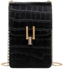 Маленькая сумочка, женский кошелек T61, черный цена и информация | Женские сумки | kaup24.ee