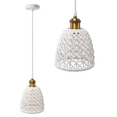 Rippvalgusti Ceramic Boho U, White цена и информация | Люстры | kaup24.ee