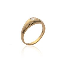 Кольцо с золотым покрытием 750°,  ⌀ 21, произведено во Франции цена и информация | Кольцо | kaup24.ee