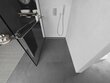 Walk-in dušisein Mexen Kioto+ riiuli, kroom/must raam, 70,80,90,100,110,120,130,140x200 cm hind ja info | Dušikabiinide uksed ja seinad | kaup24.ee