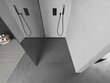 Walk-in dušisein Mexen Kioto, black/poolmatt klaas 70,80,90,100,110,120x200 cm hind ja info | Dušikabiinide uksed ja seinad | kaup24.ee