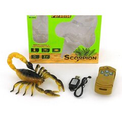 Raadio teel juhitav skorpion, USB laadimisega, 6+, 25 x 10 x 5 cm hind ja info | Poiste mänguasjad | kaup24.ee