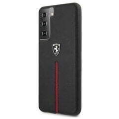 Ferrari FEOSIHCS21SBK S21 G991 czarny|black hardcase Off Track Leather Nylon Stripe цена и информация | Чехлы для телефонов | kaup24.ee