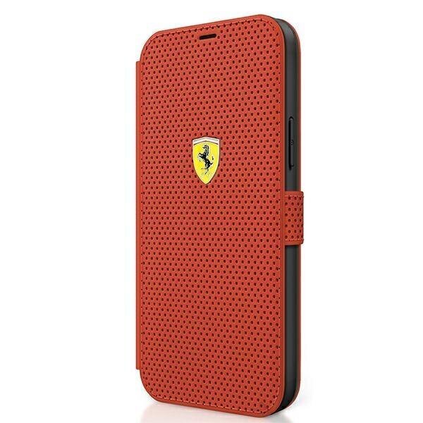 Ferrari FESPEFLBKP12SRE iPhone 12 mini 5,4" punane On Track Perforated hind ja info | Telefoni kaaned, ümbrised | kaup24.ee