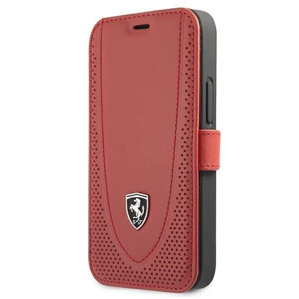 Ferrari FEOGOFLBKP12SRE iPhone 12 mini 5,4" punane Off Track Perforated hind ja info | Telefoni kaaned, ümbrised | kaup24.ee