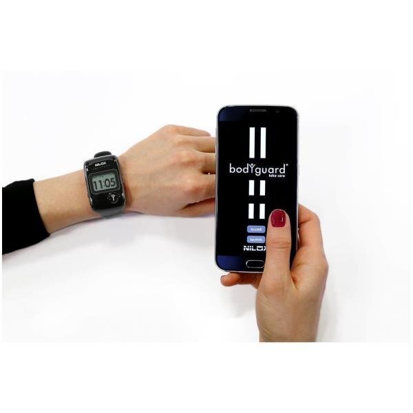 Nutikell Nilox BODYGUARD, must hind ja info | Nutikellad (smartwatch) | kaup24.ee