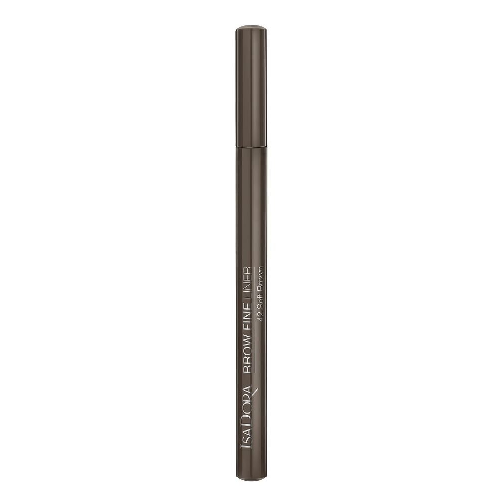 Kulmulainer IsaDora BROW FINE 1.1 ml, 42 Soft Brown hind ja info | Kulmuvärvid, -pliiatsid | kaup24.ee