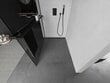 Walk-in dušisein Mexen Kioto+ riiul, must/grafiitklaas, 70,80,90,100,110,120x200 cm hind ja info | Dušikabiinide uksed ja seinad | kaup24.ee