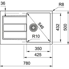 Tectonite köögivalamu Franke Sirius S2D 611-78 цена и информация | Раковины на кухню | kaup24.ee